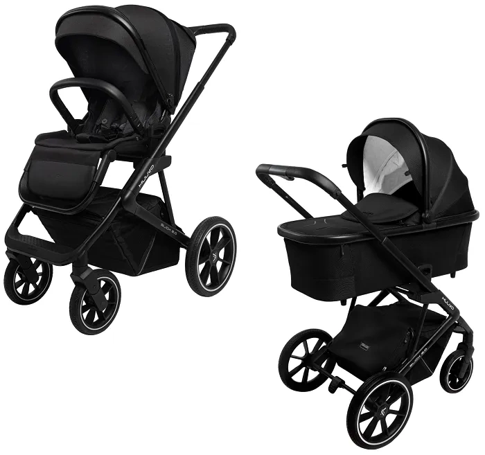 MUUVO Slick 2.0 - wózek wielofunkcyjny, zestaw 2w1 | Classic Black (+ ADAPTERY)