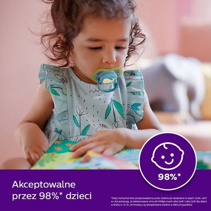 PHILIPS AVENT Ultra Air - smoczek ortodontyczny 2 szt. | 18 m+