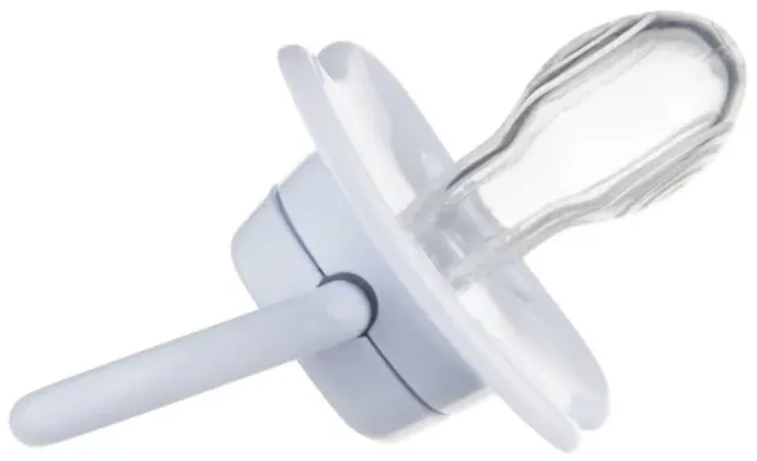 CANPOL BABIES Newborn Baby - smoczek uspokajający silikon 6-18 m symetryczny | niebieski