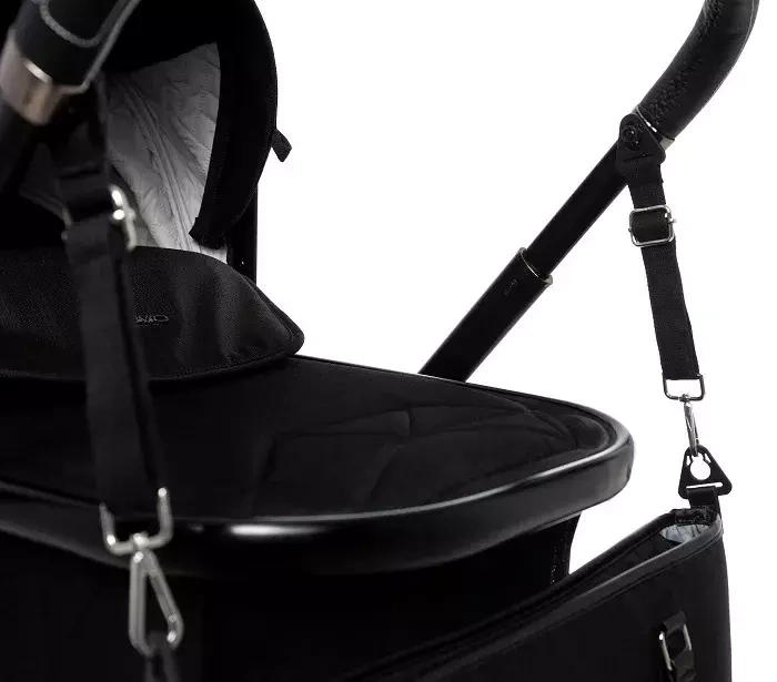 MUUVO Quick SE 2 - wózek wielofunkcyjny, zestaw 2w1 | Chromium Black