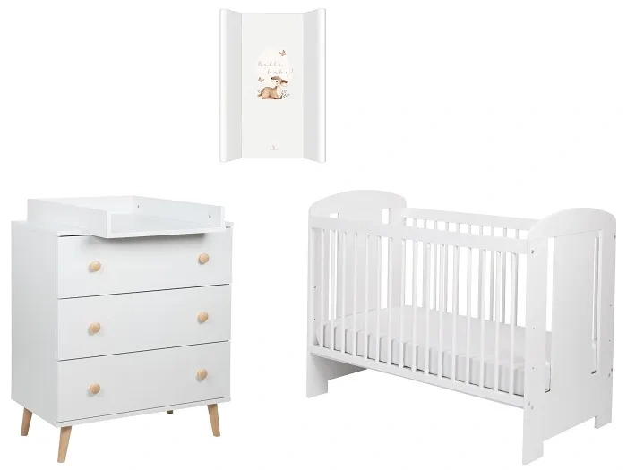 yoonco soni łóżeczko dziecięce niemowlęce + komoda