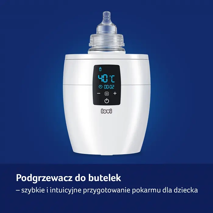 LOVI - podgrzewacz i sterylizator do butelek 4in1 | BIAŁY