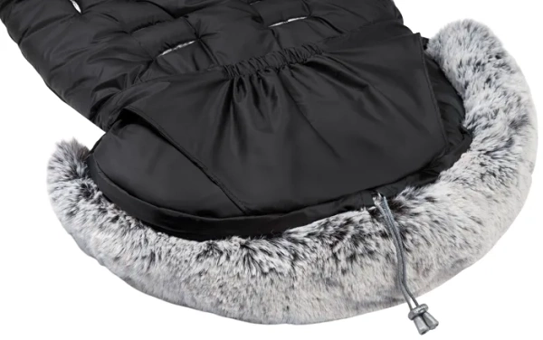 YOONCO - regulowany zimowy śpiworek do wózka i sanek | Carbon