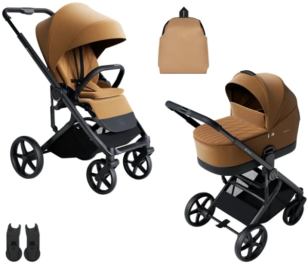 AVIONAUT Sirius - wózek wielofunkcyjny, zestaw 2w1 | Caramel (+ ADAPTERY)