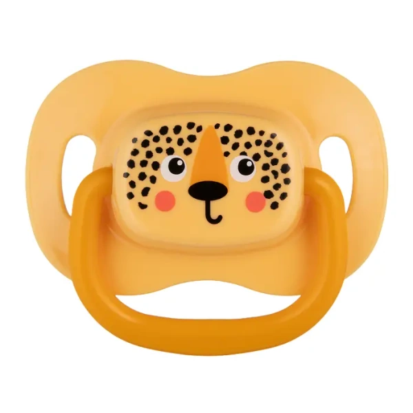 CANPOL BABIES - smoczek uspokajający 18m+ symetryczny BabiesBoo 2 szt. | pomarańczowe