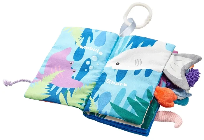 BABYONO - książeczka sensoryczna | Go to the Ocean