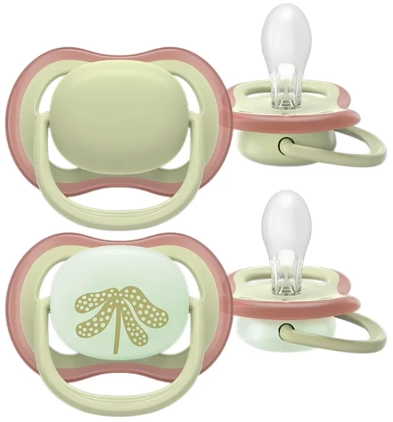 PHILIPS AVENT Ultra Air Day&Night - smoczek ortodontyczny 2 szt. | 6-18 m