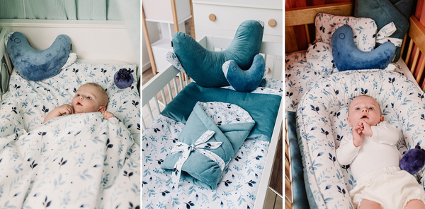 YOONCO - poduszka mała Ptaszek MINI | Berry