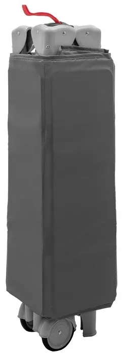 BABY MIX Lift - łóżeczko turystyczne 2-poziomowe | Szare