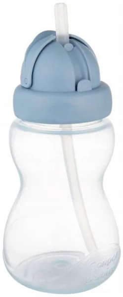 CANPOL BABIES - bidon ze składaną rurką silikonową 270 ml | Niebieski