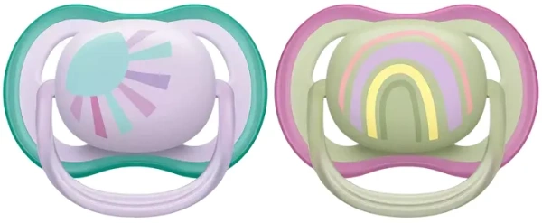 PHILIPS AVENT Ultra Air - smoczek ortodontyczny 2 szt. | 0-6 m