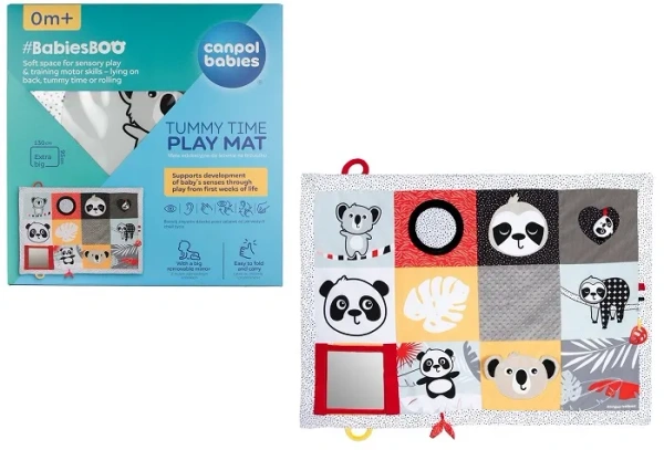 CANPOL BABIES Tummy Time - mata edukacyjna do leżenia na brzuszku | BabiesBoo
