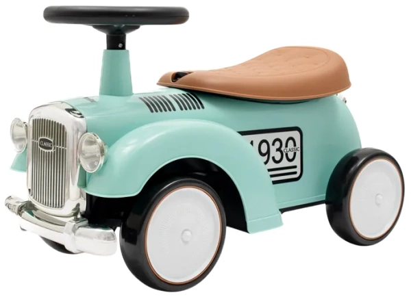 BABY MIX Classic - jeździk retro z klaksonem | Miętowy