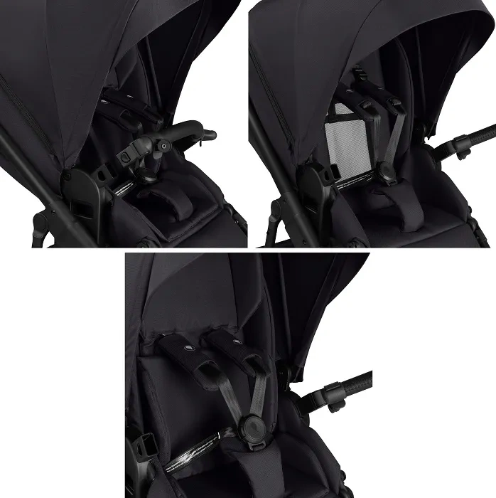 ABC DESIGN Salsa 5 Air - wózek wielofunkcyjny, zestaw 2w1 | Coal