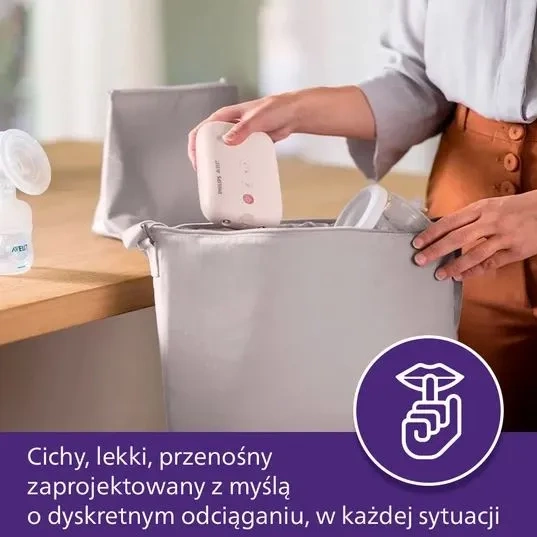 PHILIPS AVENT Premium - elektroniczny laktator podwójny z butelkami 125 ml