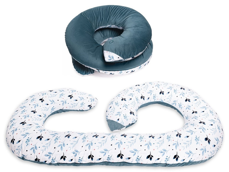 YOONCO - poduszka wielofunkcyjna ciążowa XL | Berry