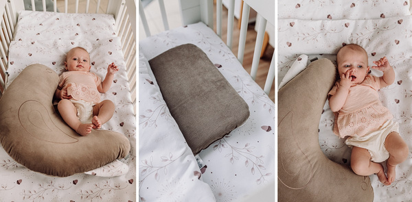 YOONCO - dwustronna pościel bawełniana do łóżeczka 135x100 cm | Forest