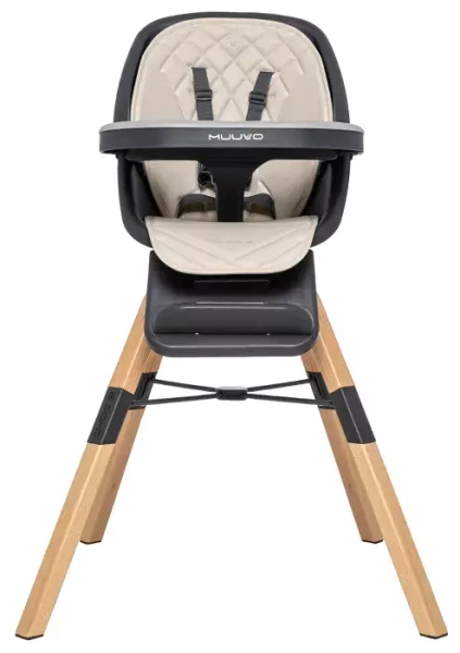 MUUVO Choc 2 - krzesełko do karmienia 3w1 | Beige