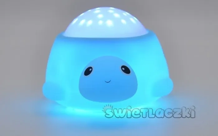 MESMED Świetlaczki - muzyczna lampka z projektorem | Żółwik