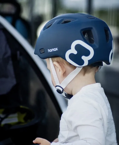 HAMAX Thundercap - rowerowy kask dziecięcy, obwód głowy 52-56 cm | Yellow/Black