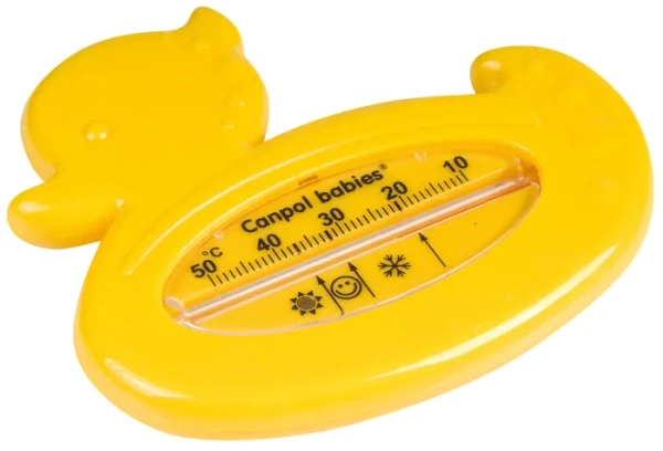 CANPOL BABIES - termometr do kąpieli dla niemowląt Kaczuszka | Żółty