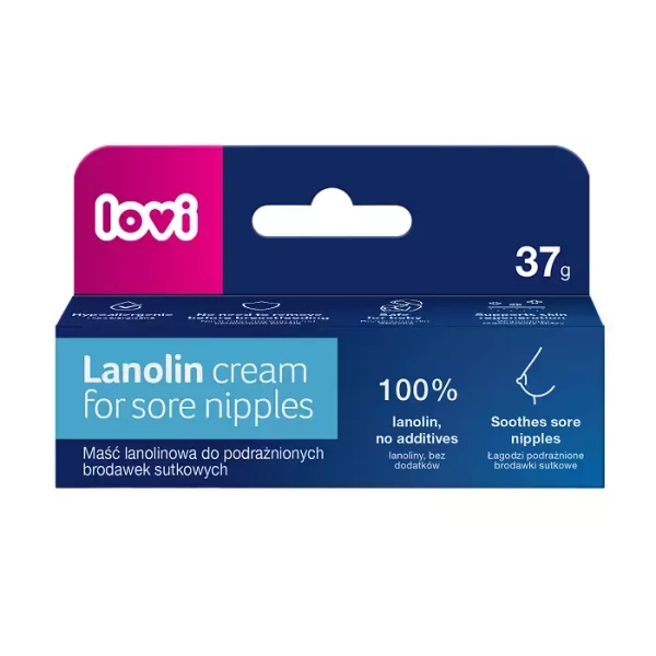 LOVI - maść lanolinowa do brodawek sutkowych | 37g