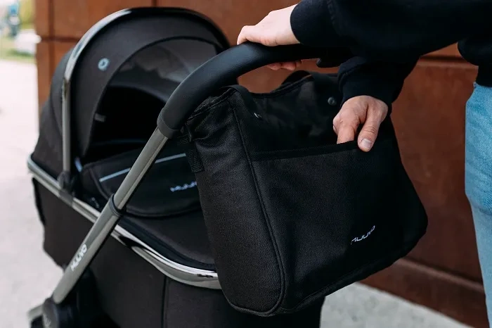 MUUVO Quick 3.0 Black Chrome - gondola XL do wózka | Steel Grey