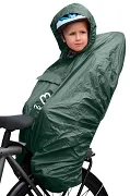 HAMAX - ponczo przeciwdeszczowe na fotelik rowerowy | Green