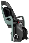 HAMAX Caress - fotelik rowerowy montowany na bagażniku | Green/black