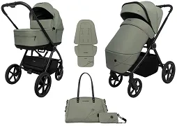 MUUVO One - wózek wielofunkcyjny, zestaw 2w1 | Olive