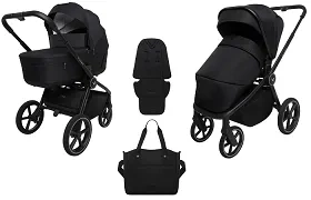 MUUVO Five - wózek wielofunkcyjny, zestaw 2w1 | Classic Black