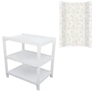 YOONCO - półkoprzewijak biały + przewijak profilowany miękki | Meadow I