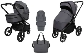 MUUVO Five - wózek wielofunkcyjny, zestaw 2w1 | Iron Graphite