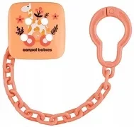 CANPOL BABIES Toys - łańcuszek do smoczka uspokajającego | Koralowy