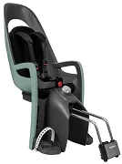 HAMAX Caress - fotelik rowerowy montowany na ramie | Green/black