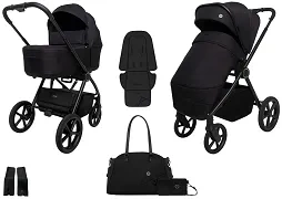 MUUVO One - wózek wielofunkcyjny, zestaw 2w1 | Negro (+ ADAPTERY)