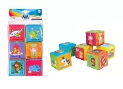 CANPOL BABIES - miękka kostka edukacyjna 6szt.