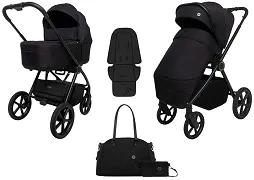 MUUVO One - wózek wielofunkcyjny, zestaw 2w1 | Negro