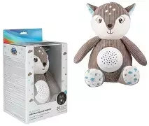 CANPOL BABIES Jelonek - pluszowa maskotka 3w1 z pozytywką i projektorem | Brown