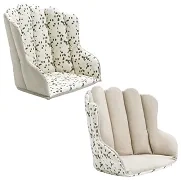 ELODIE DETAILS Grace - dwustronna poduszka do krzesełka | Dalmatian Dots