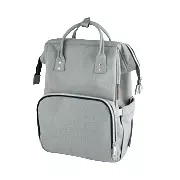CANPOL BABIES - plecak dla mamy z funkcją przypięcia do wózka | szary