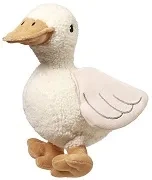 BABYONO Goose Zoe - maskotka z grzechotką