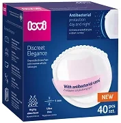 LOVI Discreet Elegance - antybakteryjne wkładki laktacyjne 40 szt. | białe
