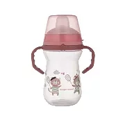 CANPOL BABIES - kubek z silikonowym ustnikiem FirstCup 250ml | BONJOUR PARIS różowy
