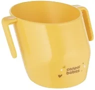 CANPOL BABIES Smart Cup - sprytny kubek do nauki picia z uchwytami 12 m+ | Żółty