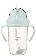CANPOL BABIES - kubek niekapek z rurką i odważnikiem 270 ml | Zielony
