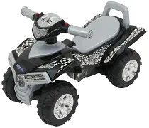 BABY MIX Quad - jeździk z melodiami, klaksonem i światłami | Szary