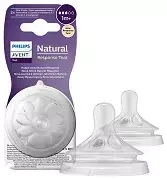 PHILIPS AVENT Natural Response - responsywny smoczek do butelki 2 szt. | 1 m+