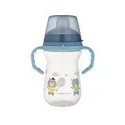 CANPOL BABIES - kubek z silikonowym ustnikiem FirstCup 250ml | BONJOUR PARIS niebieski