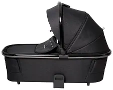 MUUVO Quick 3.0 Black Chrome - gondola XL do wózka | Jet Black